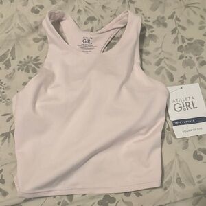Athleta Girl Light Pink Long Distance Bra